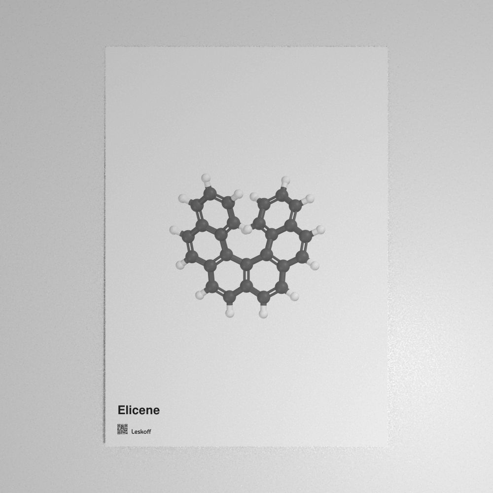 Leskoff Helicene Molecule Poster image 1 of 1