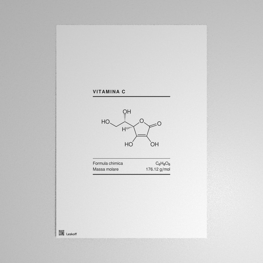 Leskoff Vitamin C Molecule Poster image 1 of 1