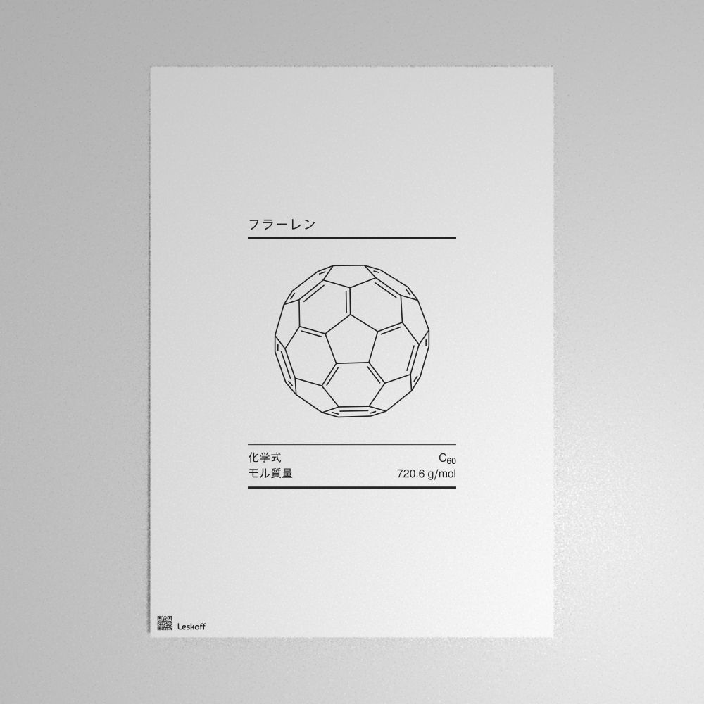 Leskoff Fullerene Molecule Poster image 1 of 1