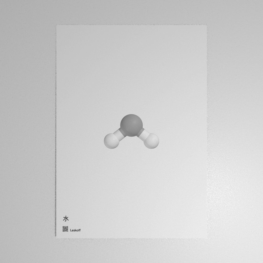 Leskoff Water Molecule Poster image 1 of 1