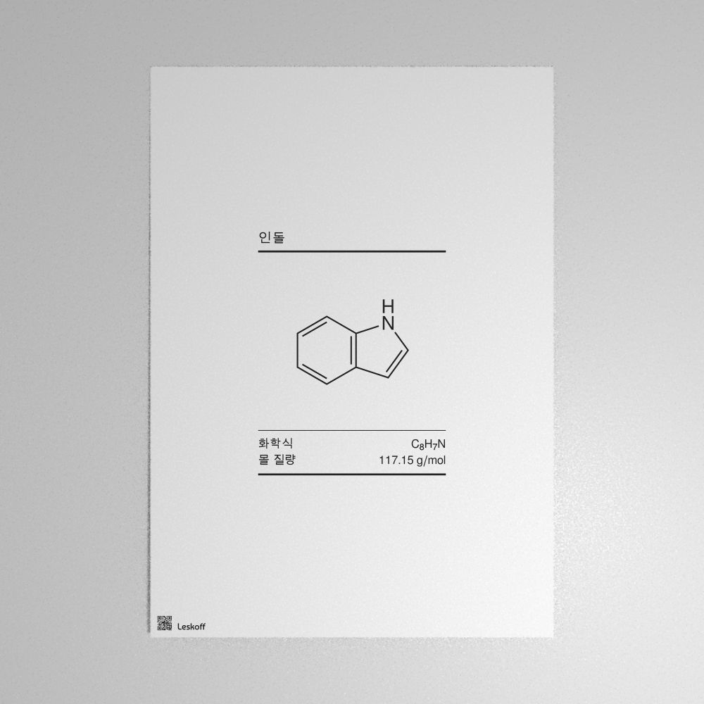 Leskoff Indole Molecule Poster image 1 of 1