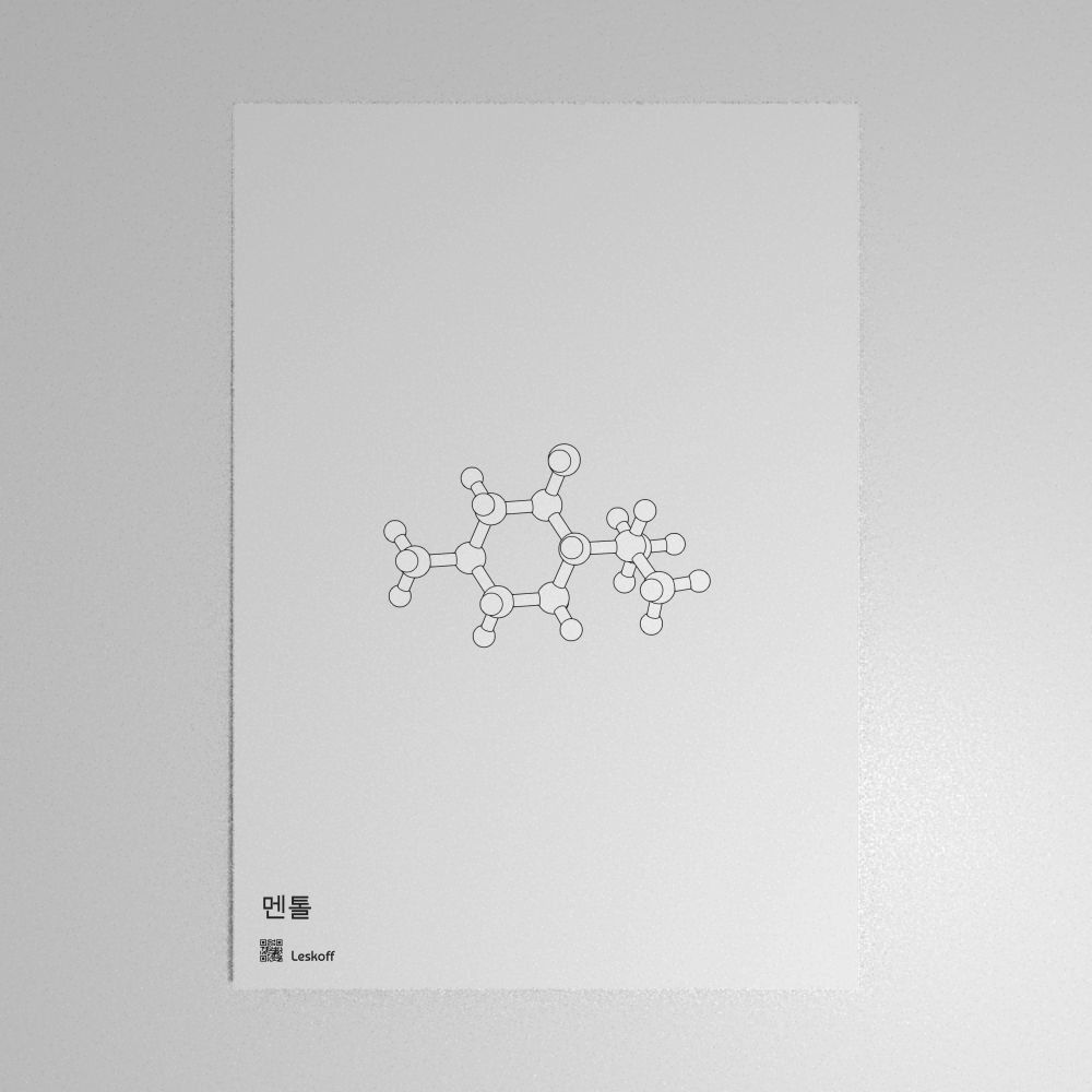 Leskoff Menthol Molecule Poster image 1 of 1