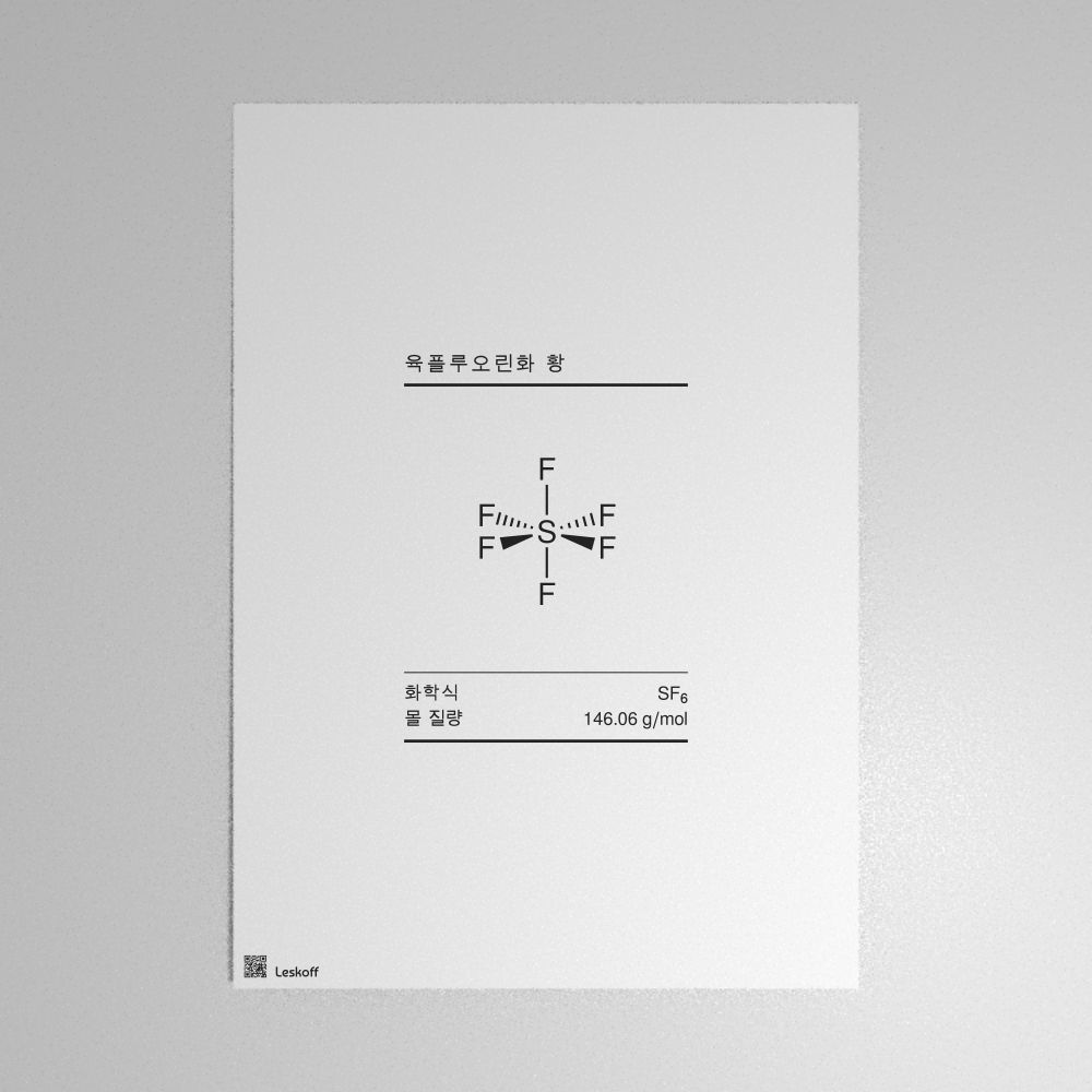 Leskoff Sulfur Hexafluoride Molecule Poster image 1 of 1