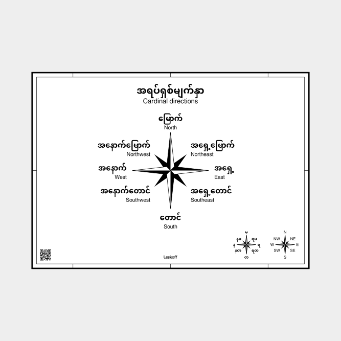 Leskoff Cardinal Directions image 1 of 1