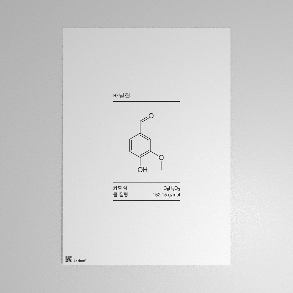 Leskoff Vanillin Molecule Poster image 1 of 1