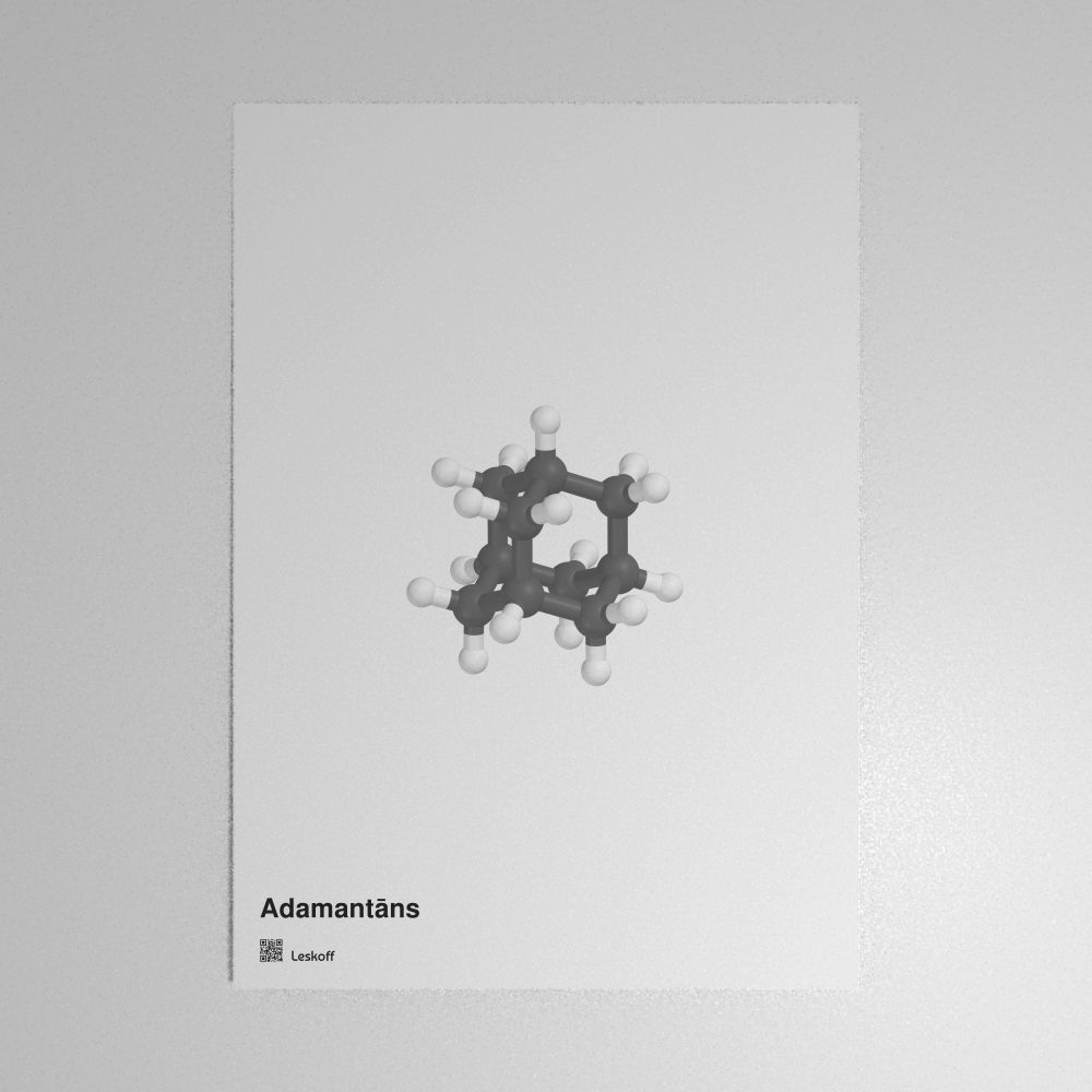 Leskoff Adamantane Molecule Poster image 1 of 1