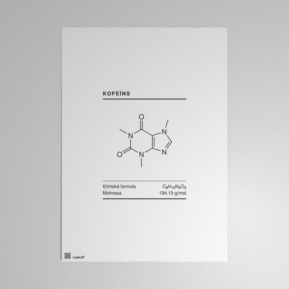 Leskoff Caffeine Molecule Poster image 1 of 1