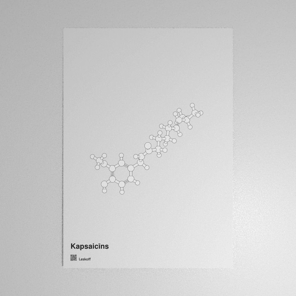 Leskoff Capsaicin Molecule Poster image 1 of 1
