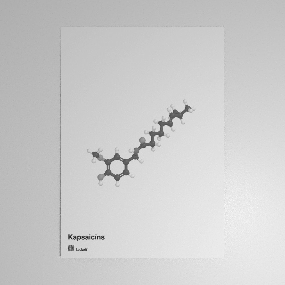 Leskoff Capsaicin Molecule Poster image 1 of 1