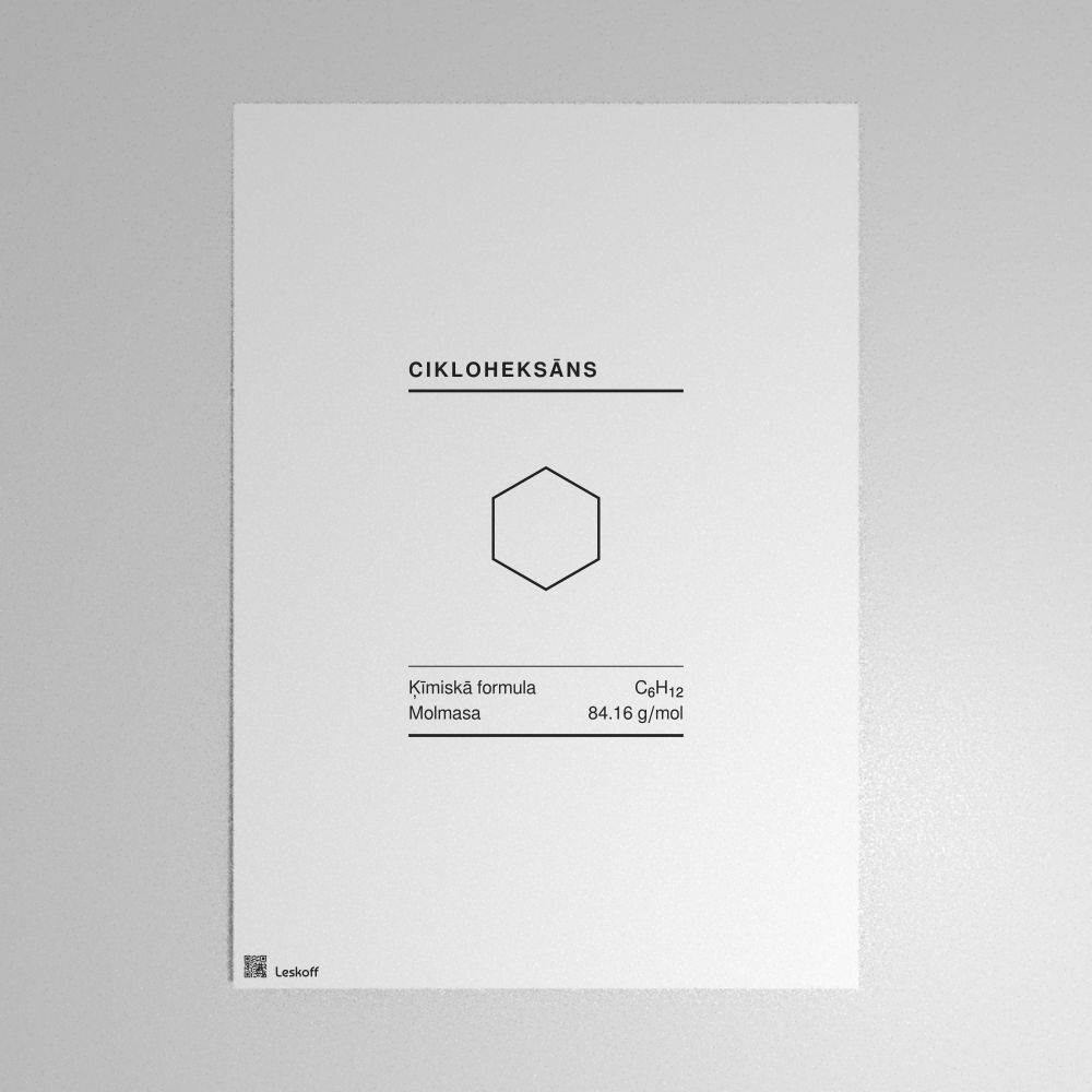 Leskoff Cyclohexane Molecule Poster image 1 of 1