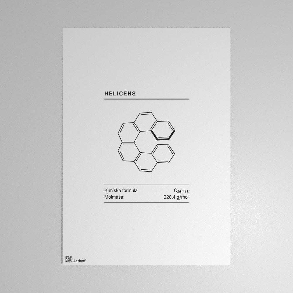 Leskoff Helicene Molecule Poster image 1 of 1