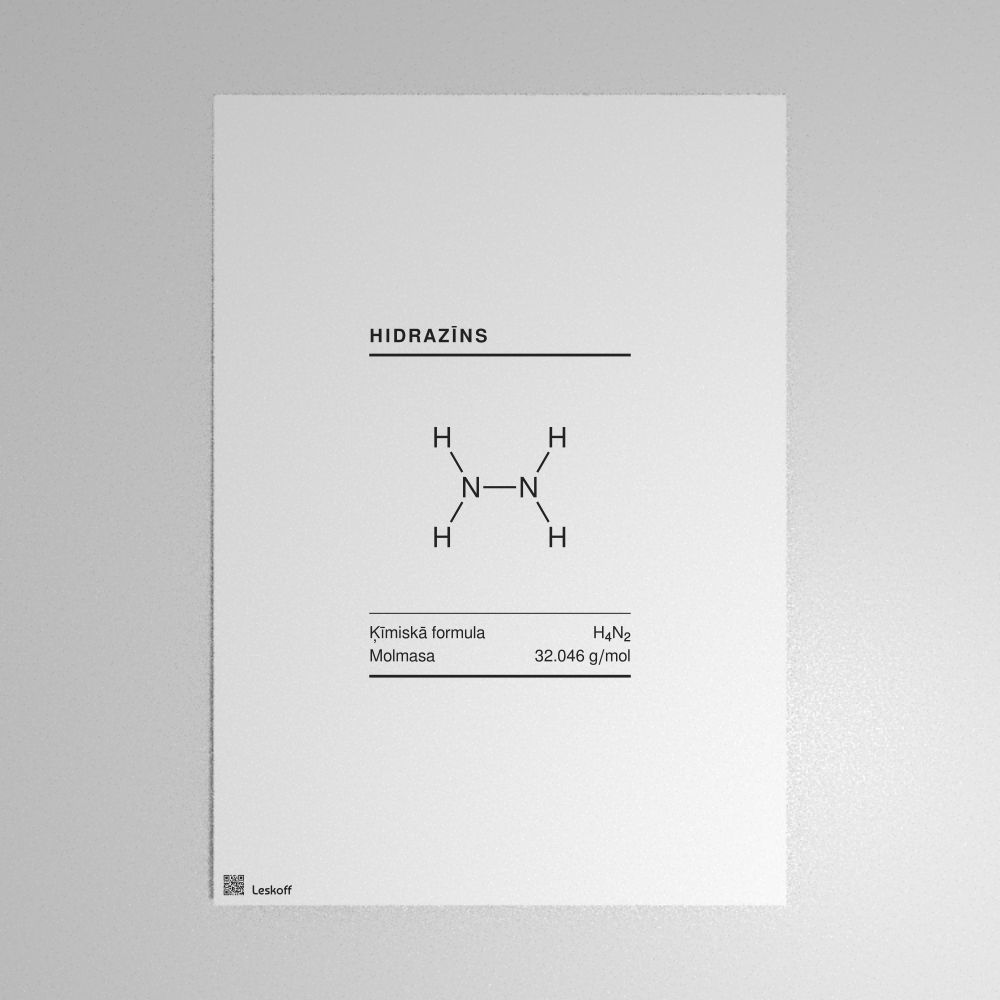 Leskoff Hydrazine Molecule Poster image 1 of 1