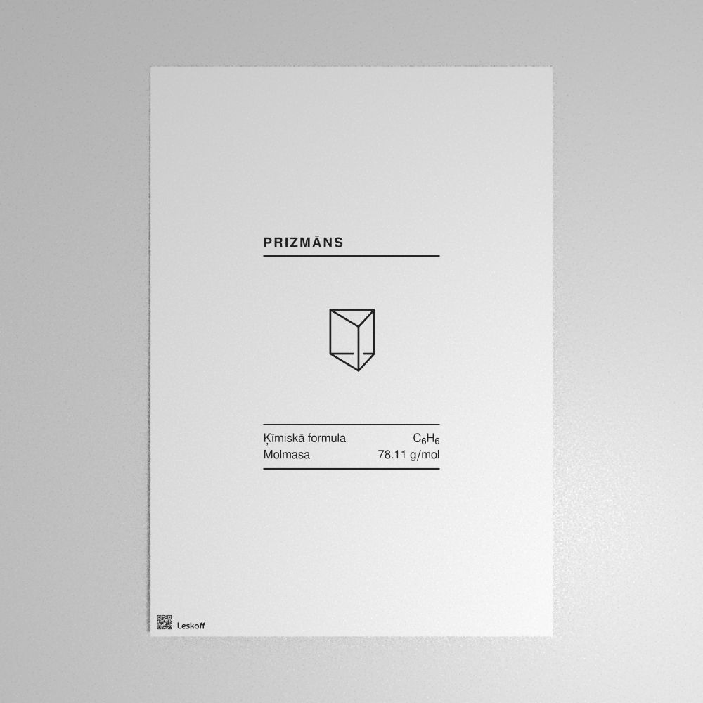 Leskoff Prismane Molecule Poster image 1 of 1