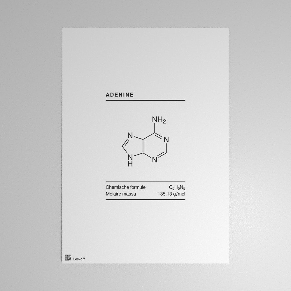 Leskoff Adenine Molecule Poster image 1 of 1