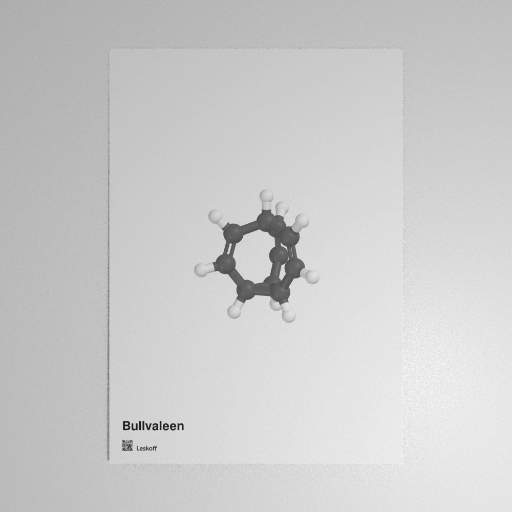 Leskoff Bullvalene Molecule Poster image 1 of 1