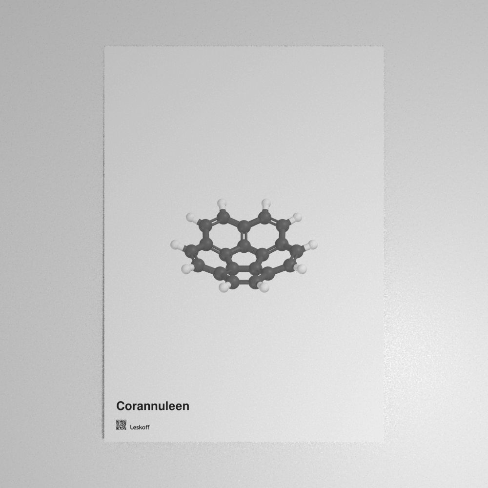 Leskoff Corannulene Molecule Poster image 1 of 1