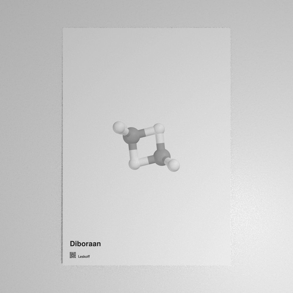 Leskoff Diborane Molecule Poster image 1 of 1
