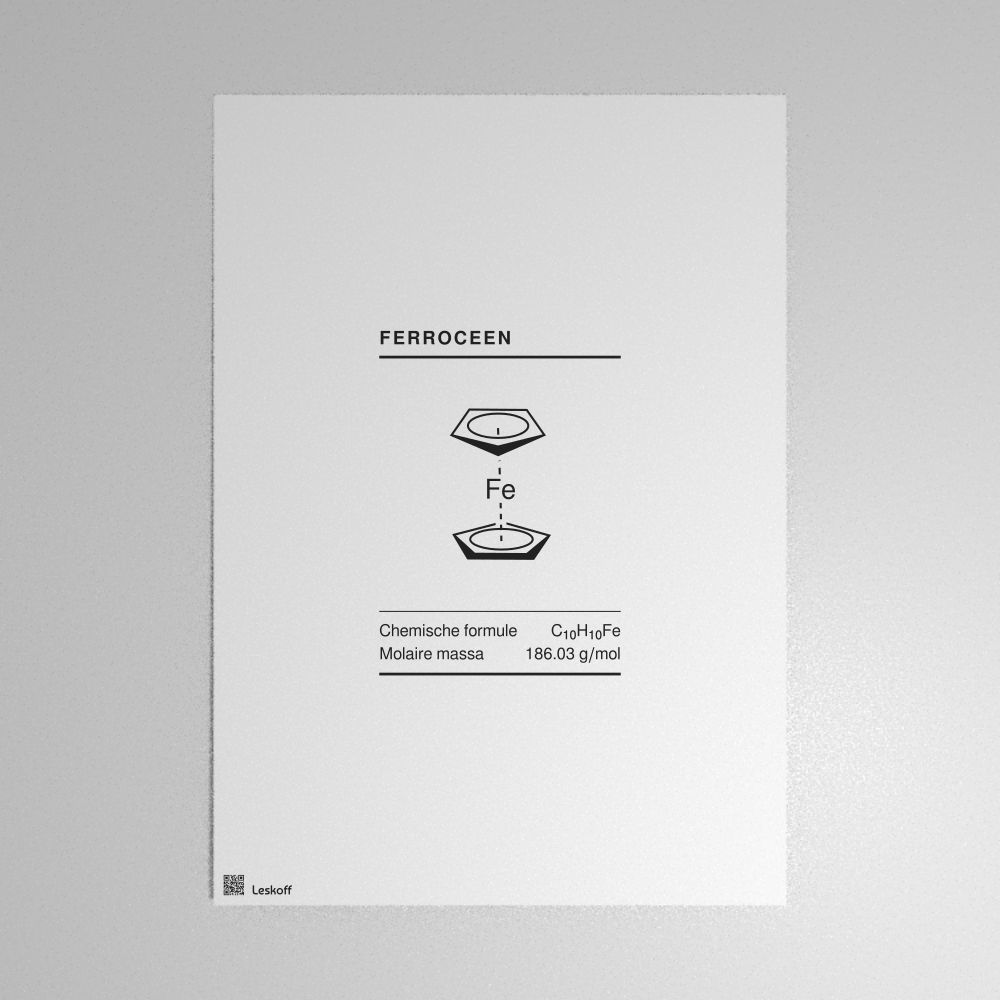 Leskoff Ferrocene Molecule Poster image 1 of 1