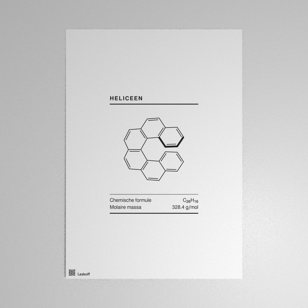 Leskoff Helicene Molecule Poster image 1 of 1