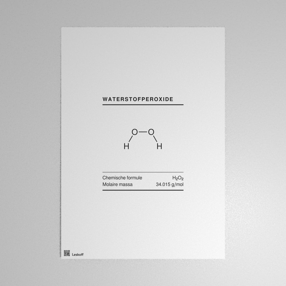 Leskoff Hydrogen Peroxide Molecule Poster image 1 of 1