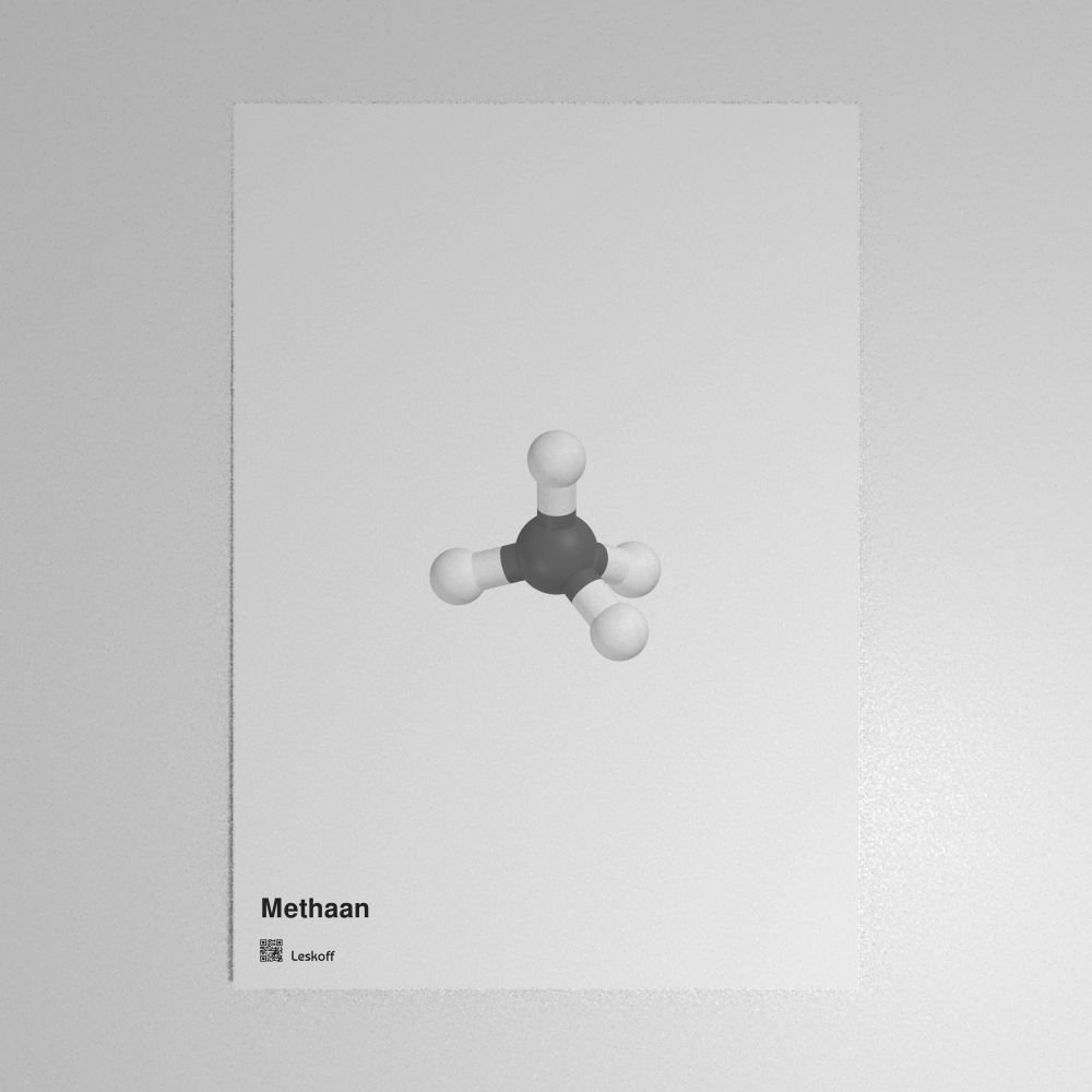 Leskoff Methane Molecule Poster image 1 of 1