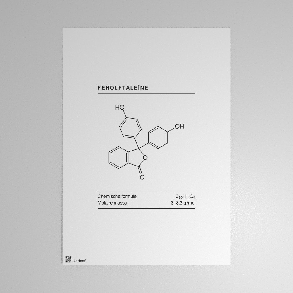 Leskoff Phenolphthalein Molecule Poster image 1 of 1
