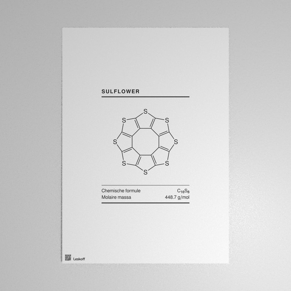 Leskoff Sulflower Molecule Poster image 1 of 1