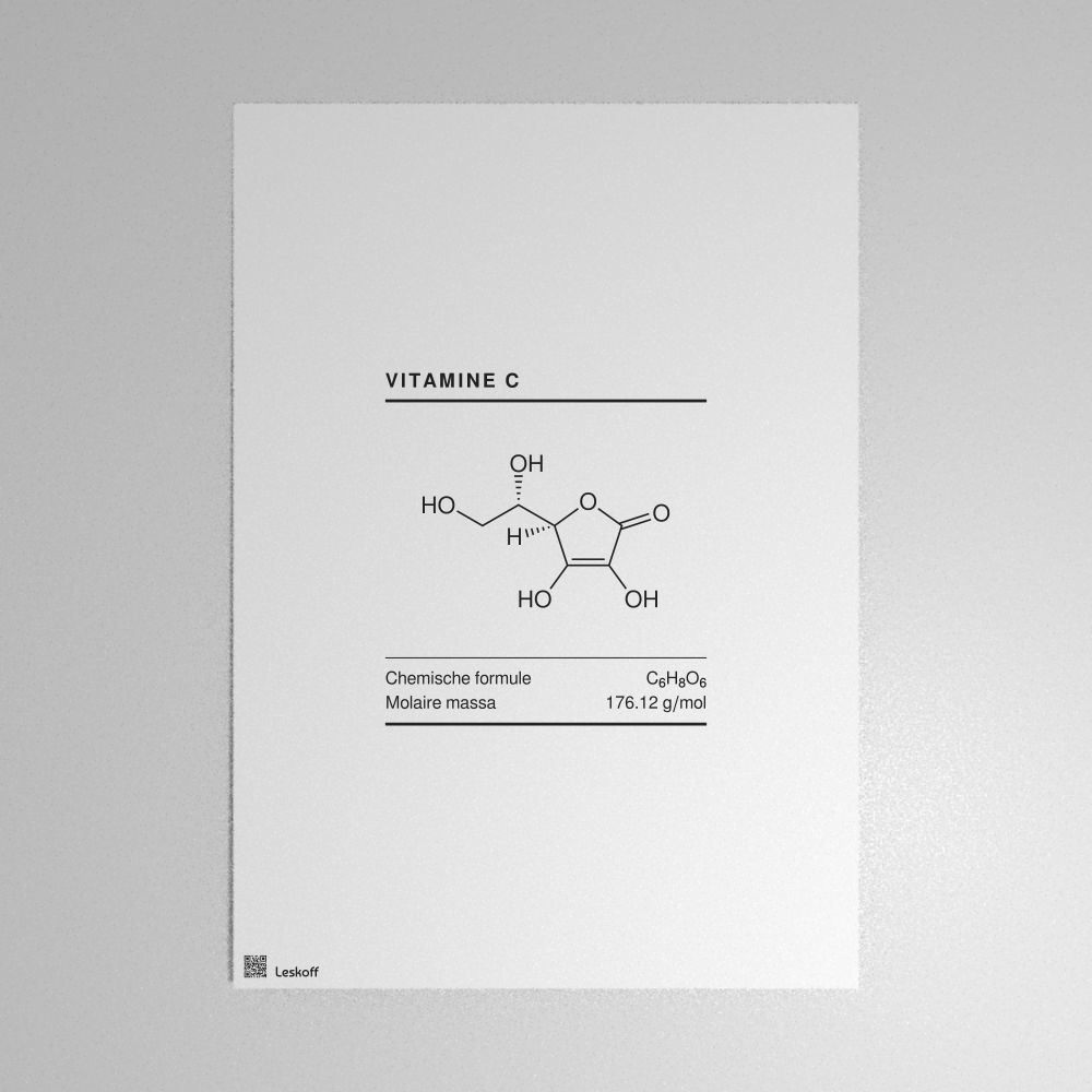 Leskoff Vitamin C Molecule Poster image 1 of 1