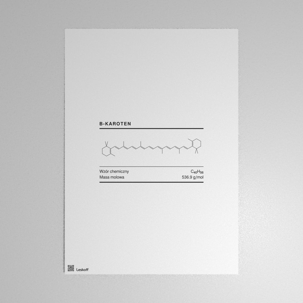 Leskoff β-Carotene Molecule Poster image 1 of 1