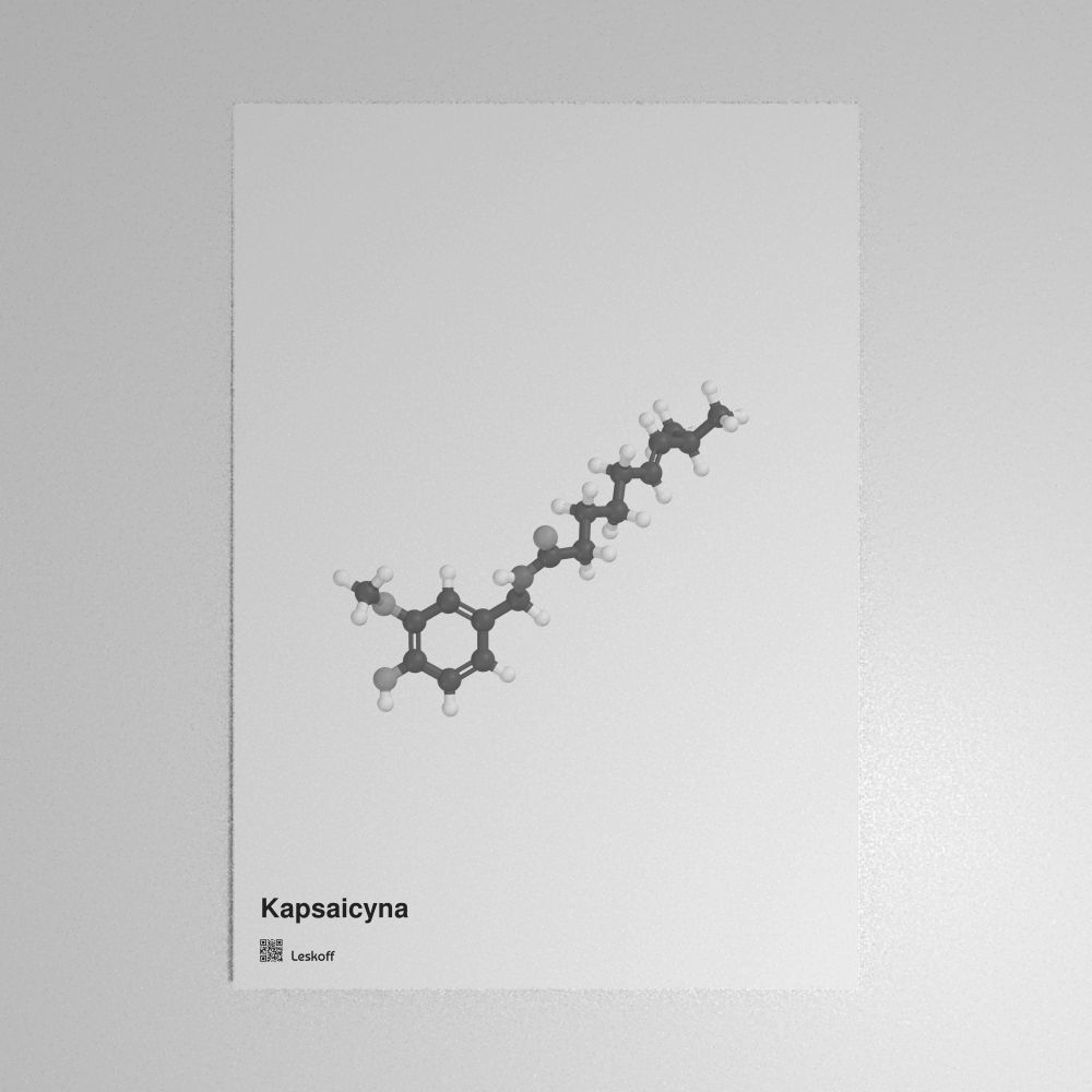Leskoff Capsaicin Molecule Poster image 1 of 1