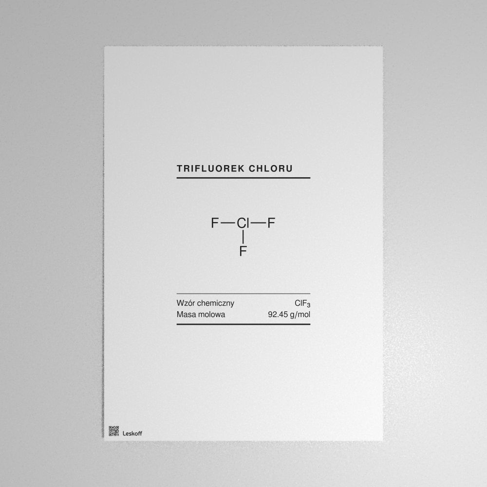 Leskoff Chlorine Trifluoride Molecule Poster image 1 of 1