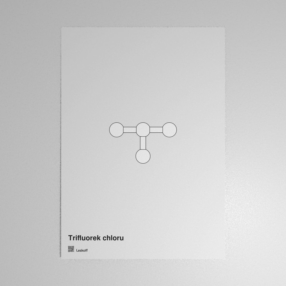 Leskoff Chlorine Trifluoride Molecule Poster image 1 of 1