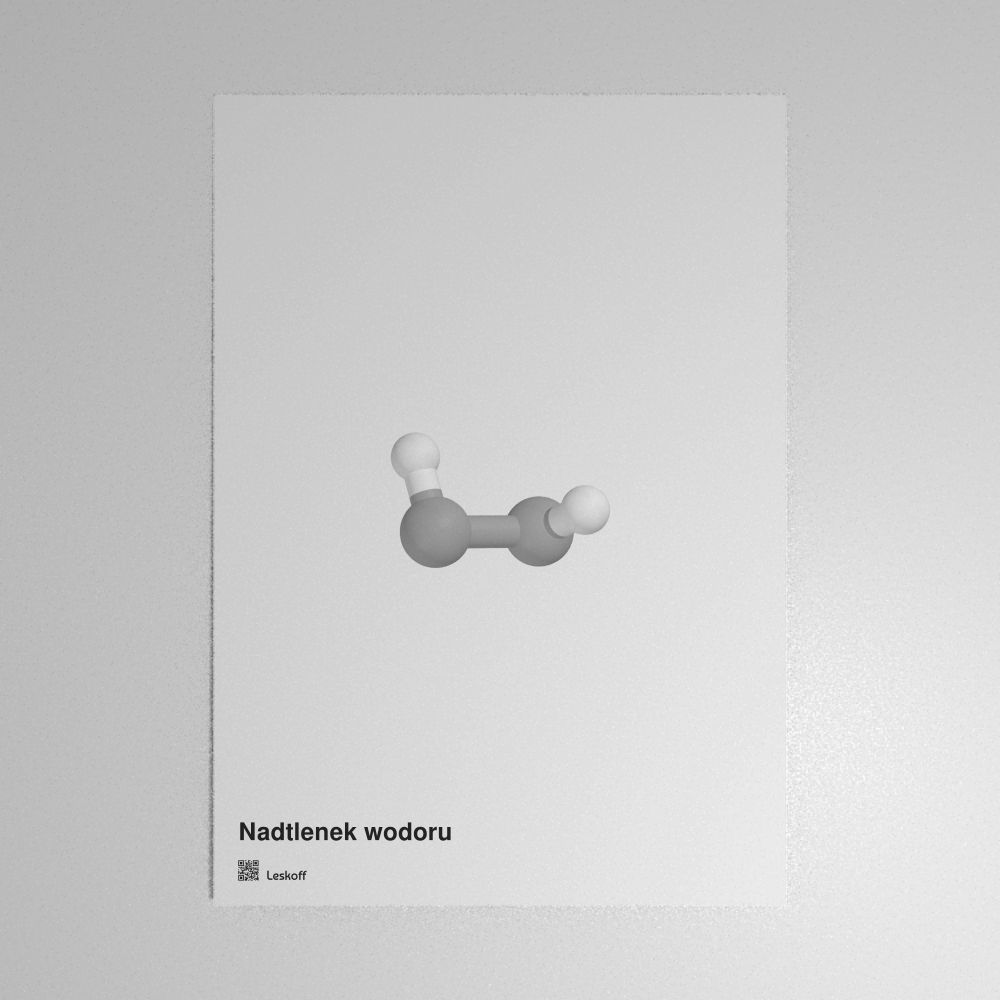 Leskoff Hydrogen Peroxide Molecule Poster image 1 of 1