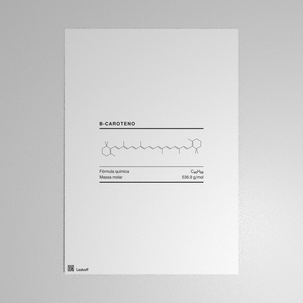 Leskoff β-Carotene Molecule Poster image 1 of 1