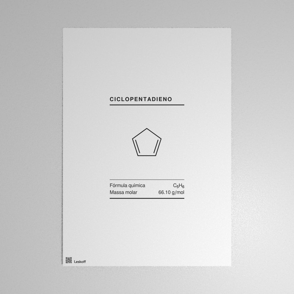 Leskoff Cyclopentadiene Molecule Poster image 1 of 1