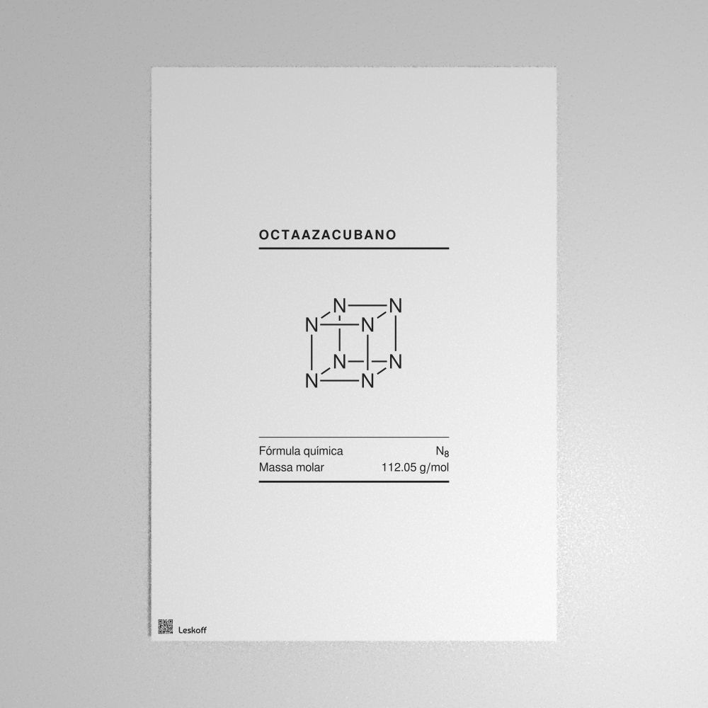 Leskoff Octaazacubane Molecule Poster image 1 of 1