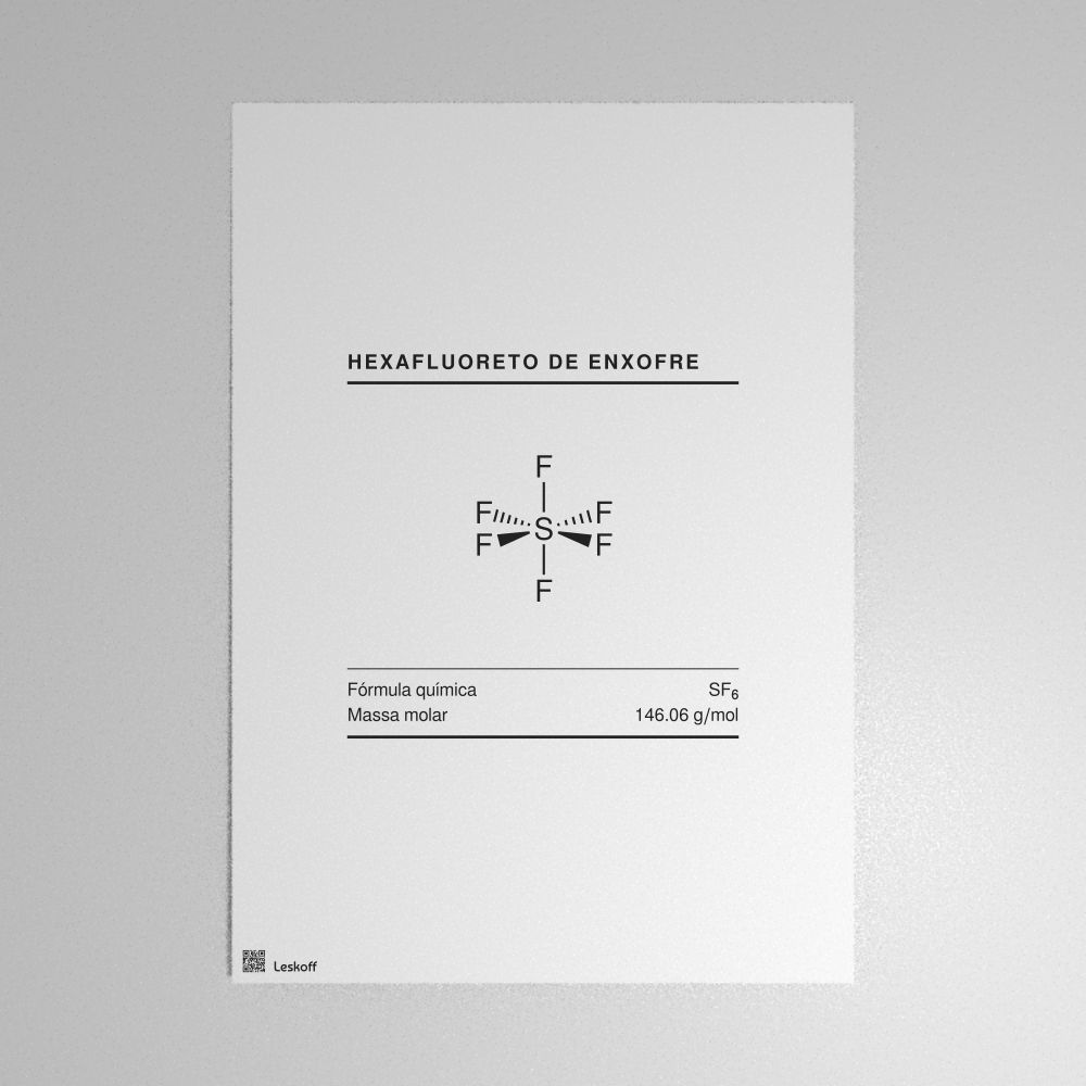 Leskoff Sulfur Hexafluoride Molecule Poster image 1 of 1