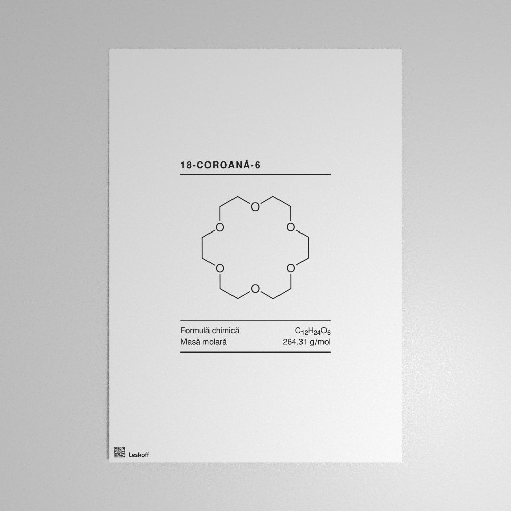 Leskoff 18-Crown-6 Molecule Poster image 1 of 1