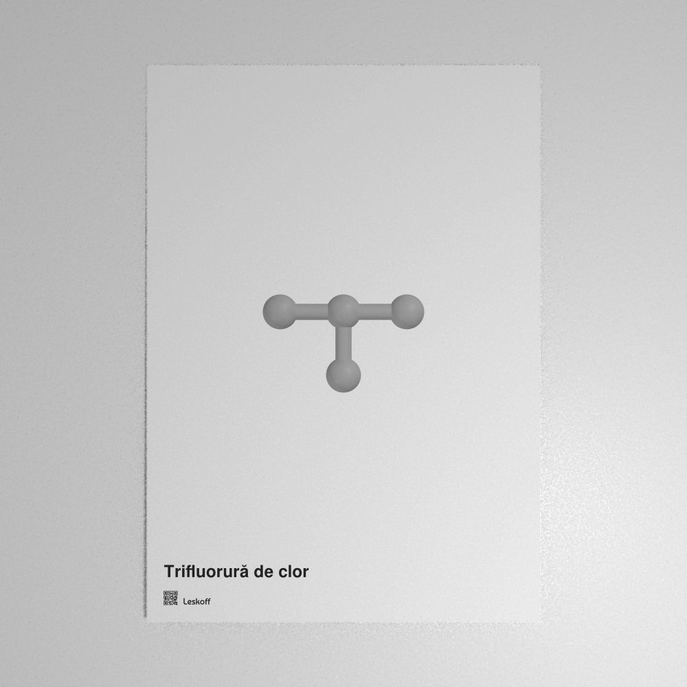 Leskoff Chlorine Trifluoride Molecule Poster image 1 of 1