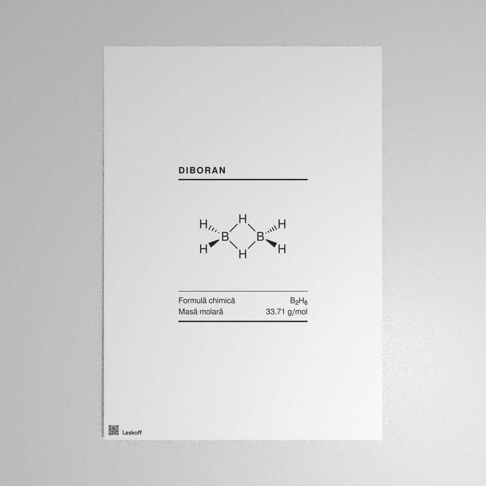 Leskoff Diborane Molecule Poster image 1 of 1