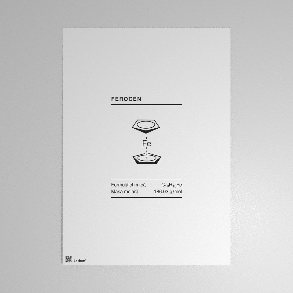 Leskoff Ferrocene Molecule Poster image 1 of 1