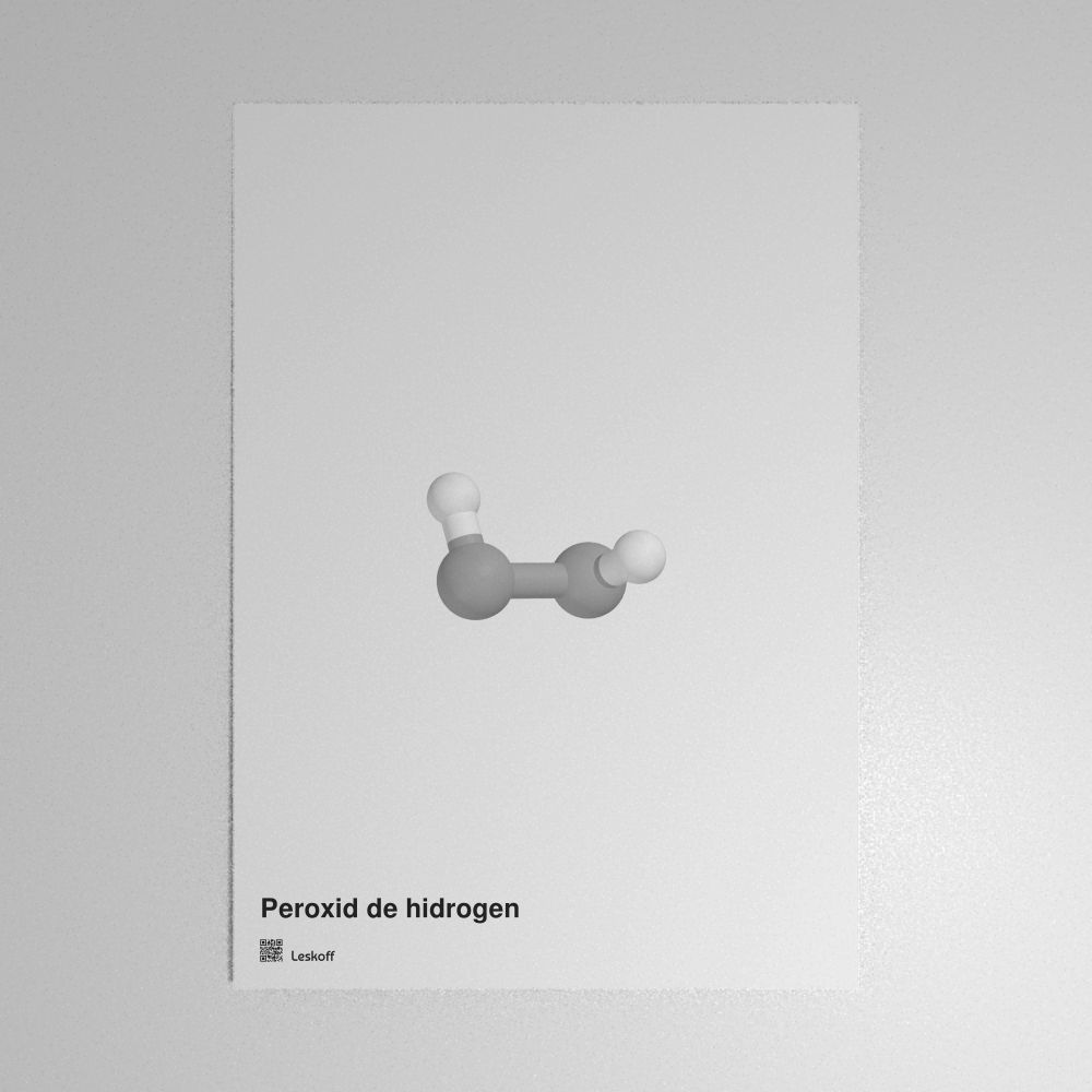 Leskoff Hydrogen Peroxide Molecule Poster image 1 of 1