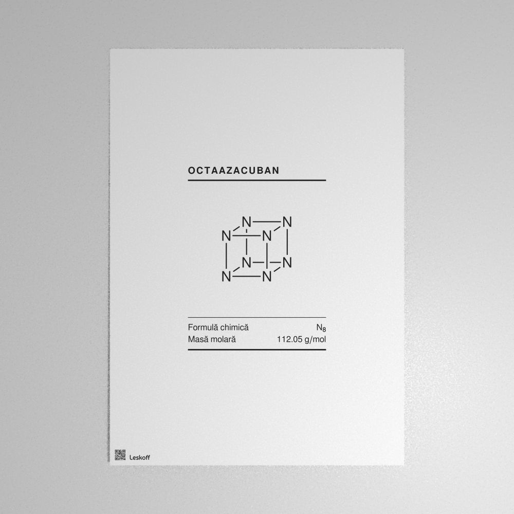 Leskoff Octaazacubane Molecule Poster image 1 of 1