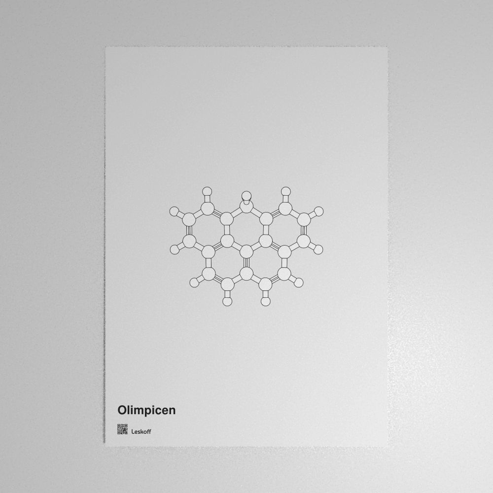 Leskoff Olympicene Molecule Poster image 1 of 1