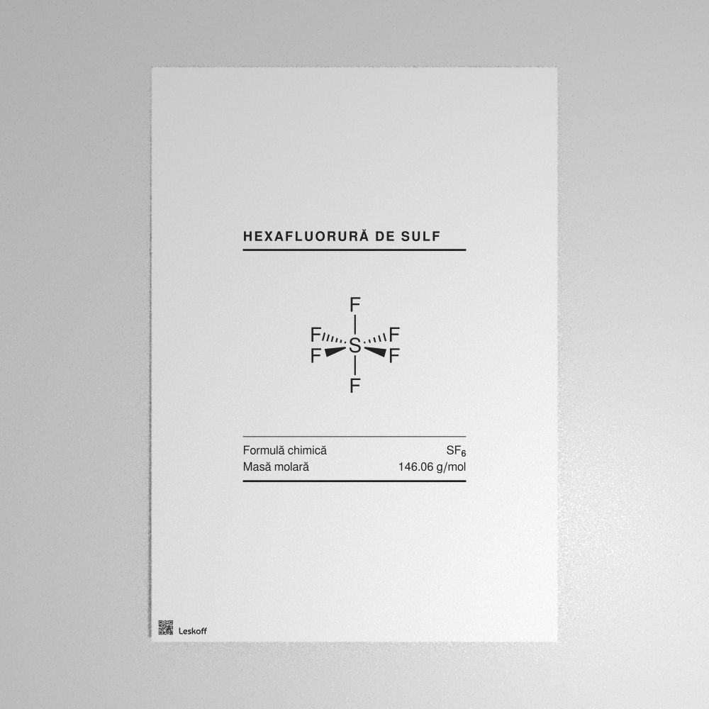 Leskoff Sulfur Hexafluoride Molecule Poster image 1 of 1