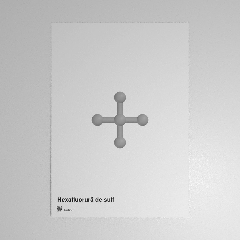 Leskoff Sulfur Hexafluoride Molecule Poster image 1 of 1
