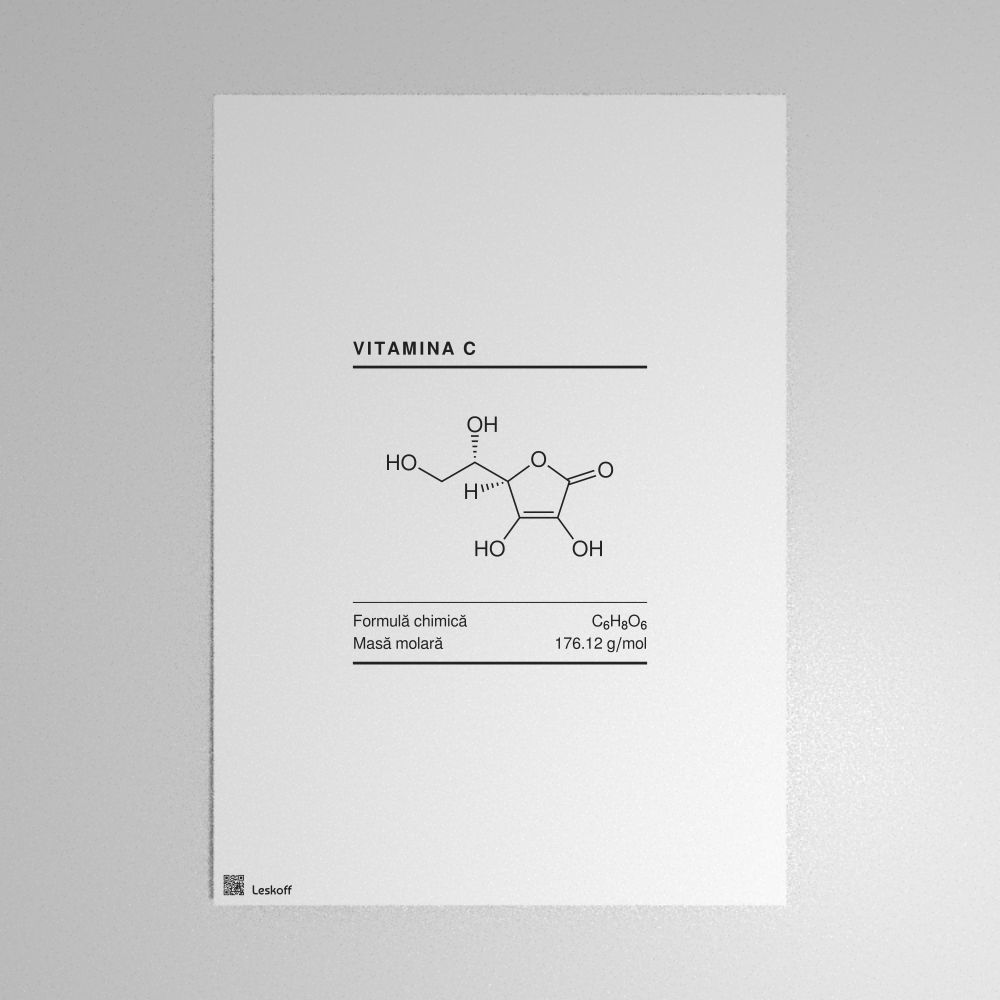 Leskoff Vitamin C Molecule Poster image 1 of 1