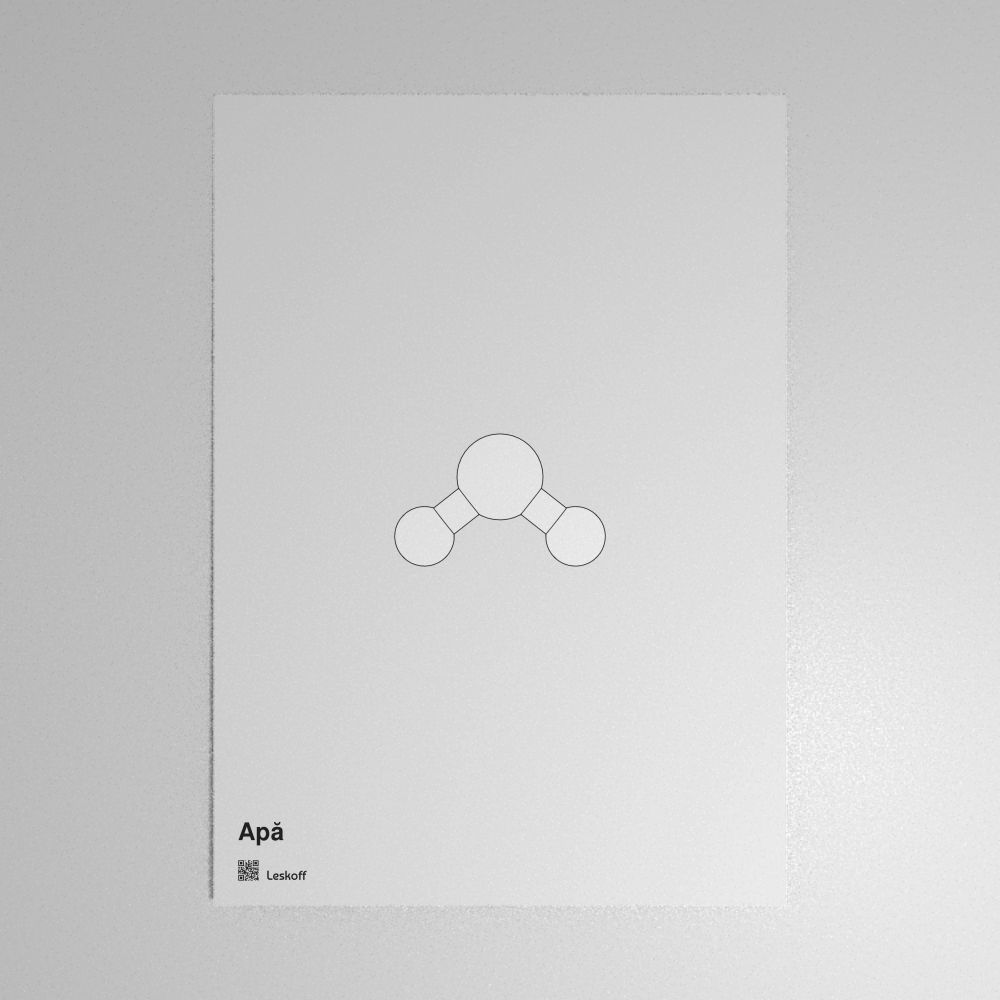 Leskoff Water Molecule Poster image 1 of 1
