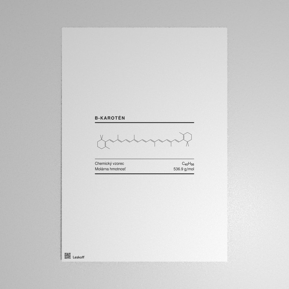 Leskoff β-Carotene Molecule Poster image 1 of 1