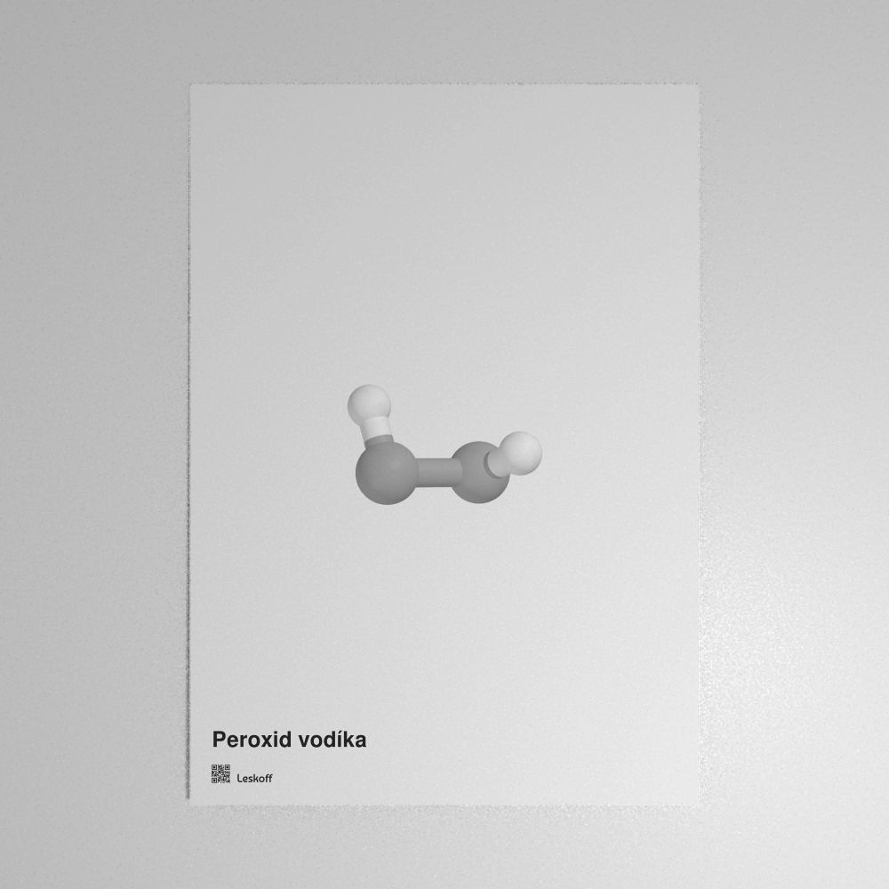 Leskoff Hydrogen Peroxide Molecule Poster image 1 of 1